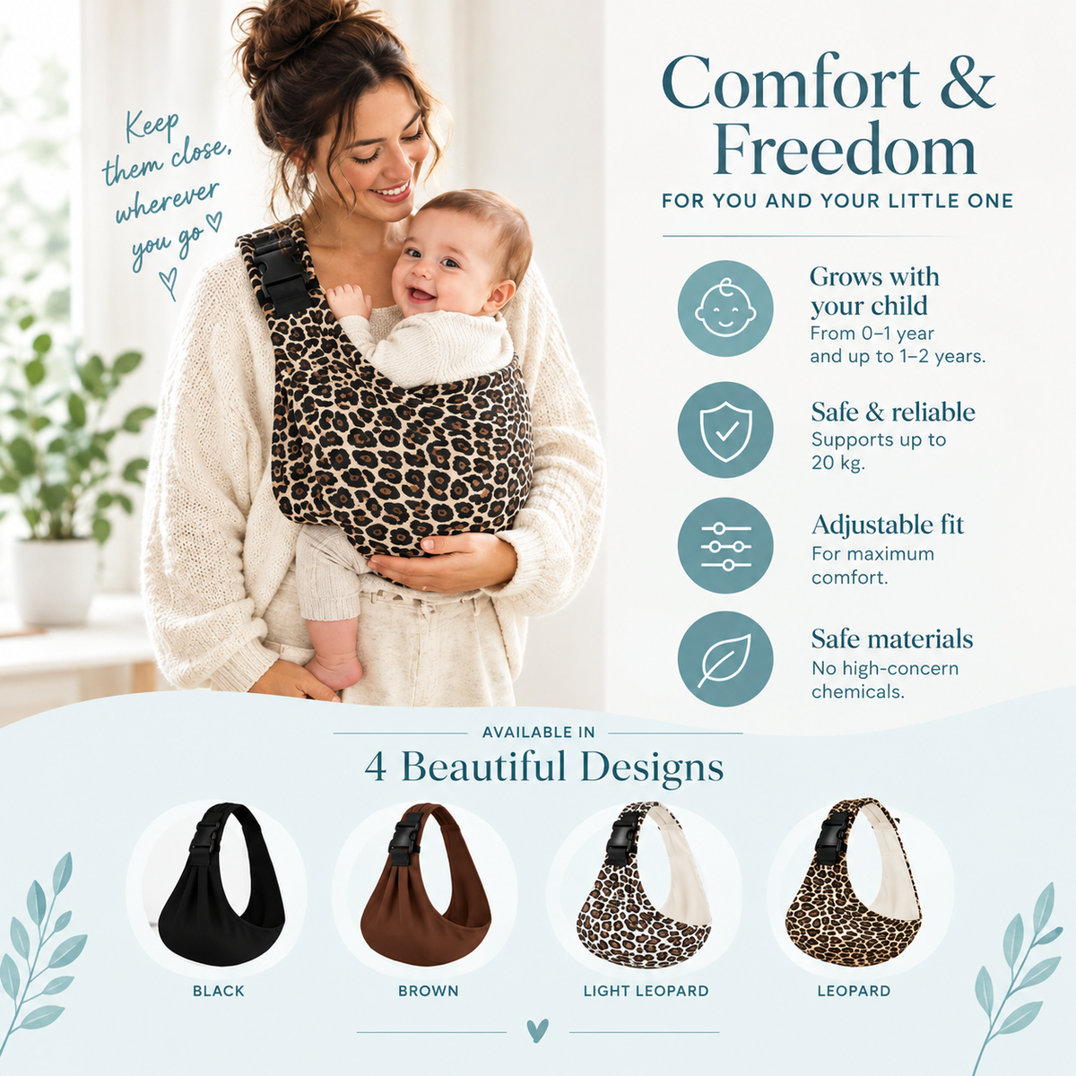 Baby Sling Carrier That Frees Your Arms